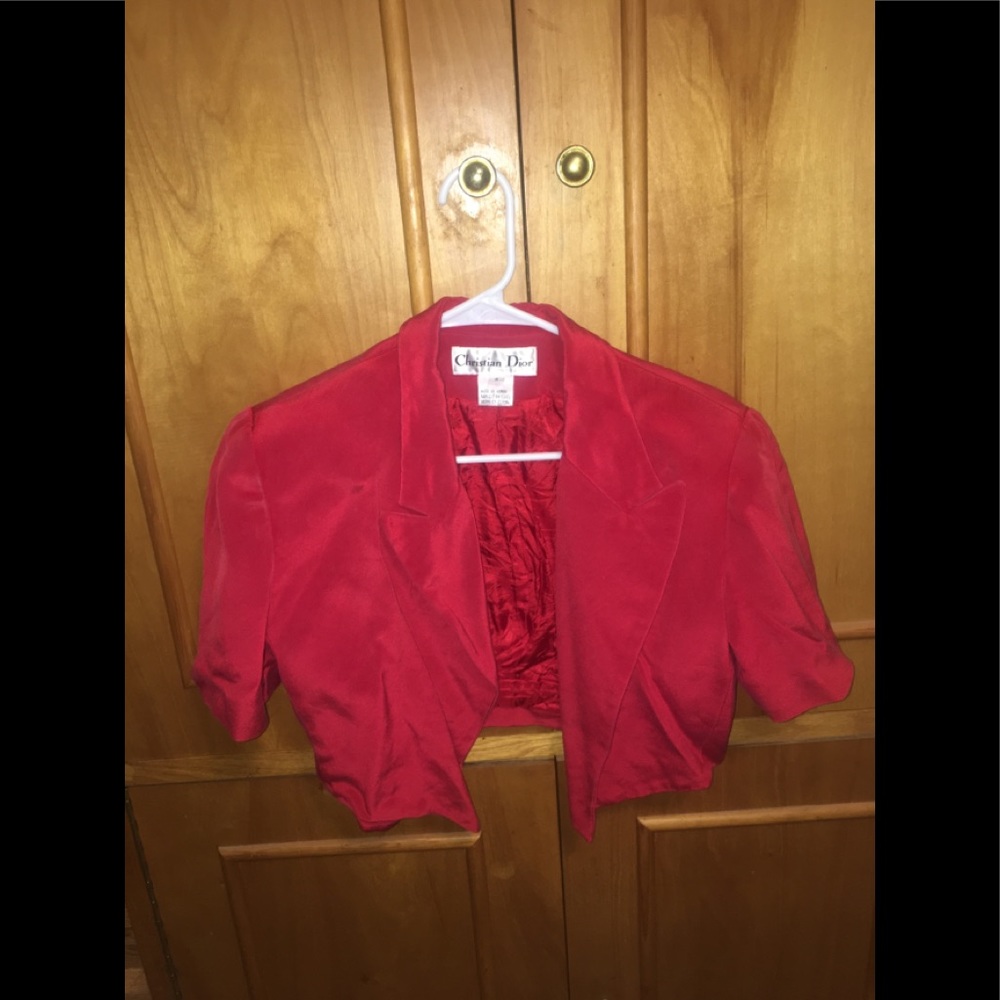 Christian Dior cropped blazer